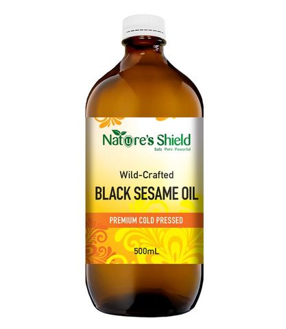 Nature's Shield Cold pressed Wildcrafted Black Sesame Oil