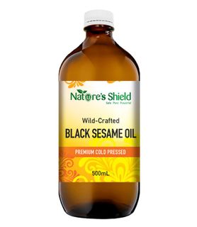 Nature's Shield Cold Pressed Wildcrafted Black Sesame Oil 500 mL