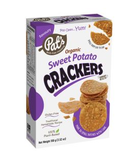 Pat's Organic Sweet Potato Crackers 100g