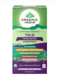 Organic India Tulsi Favourites Assortment 25 Tbags