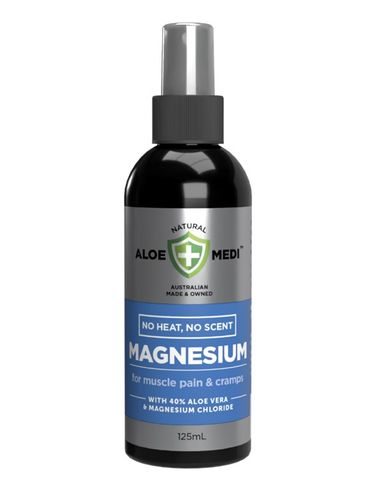 Aloe Vera of Australia Aloe Medi No Heat No Scent Magnesium Spray 125ml