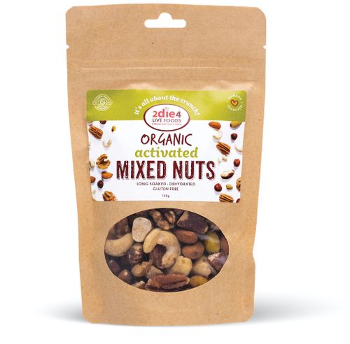 2die4 Activated Org Mixed Nuts 120gm