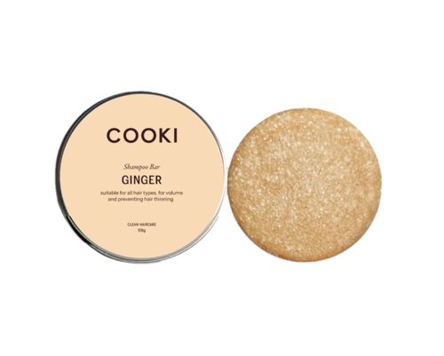 Cooki Haircare Ginger Shampoo Bar JUMBO With Tin 108g
