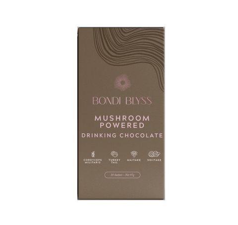 Bondi Blyss Mushroom Powered Drinking Chocolate 10 x 97g
