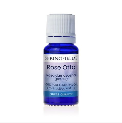 Springfields Essential Oil Rose Otto 2.5% 10ml