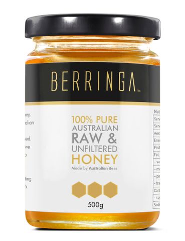 Berringa Raw & Unfiltered Eucalyptus Honey 500g