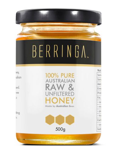 Berringa Raw & Unfiltered Eucalyptus Honey 500g