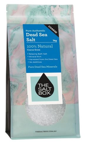 The Salt Box Natural Dead Sea Salt Coarse 1kg