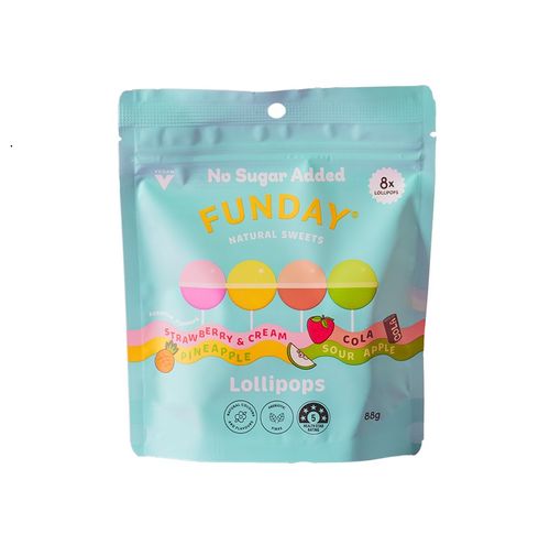 Funday Share Bag 8 Lollipops 88g