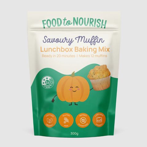 Food To Nourish Lunchbox Baking Mix Savoury Muffin 300g