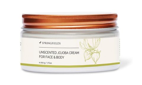 Springfields Jojoba Cream for Face & Body Unscented 200g