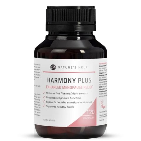 Nature's Help Harmony Plus Enhanced Menopause Relief 120 capsules