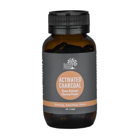 Eden Healthfoods Activated Charcoal powder 60 Vege capsules