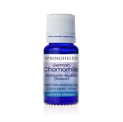 Springfields Certified Organic Essential Oil German Chamomile 10ml