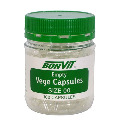 BON Empty Vege Capsules 'OO' size 100 caps