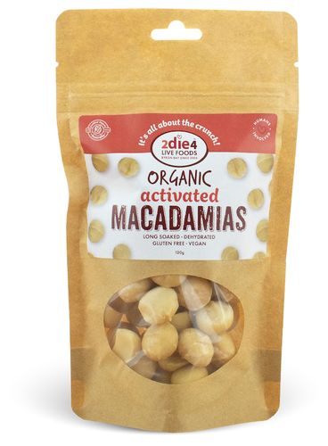 2die4 Activated Org Macadamias 120g
