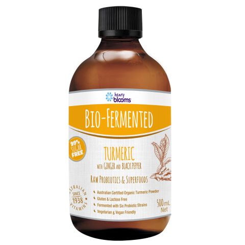 Henry Blooms Bio Fermented Turmeric with Ginger and Black Pepper 500ml