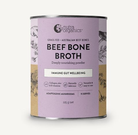 Nutra Organics Beef Bone Broth Adaptogenic Mushroom 125g