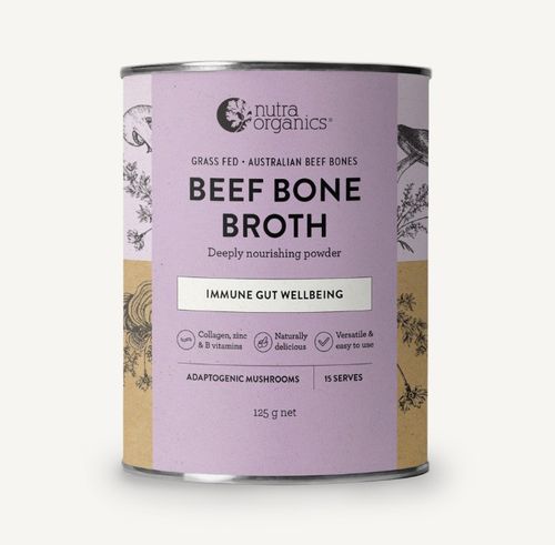 Nutra Organics Beef Bone Broth Adaptogenic Mushroom 125g