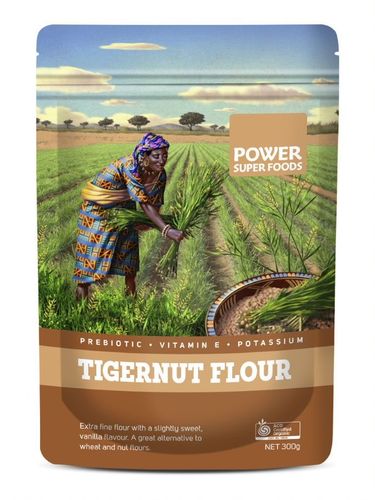Power Super Foods Cert.Org Skinned Tigernut Flour 300g