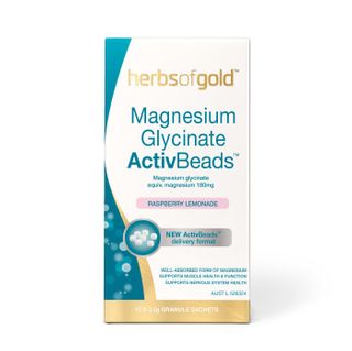 Herbs of Gold Magnesium Glycinate ActivBeads 15 x 3.5g Sachets