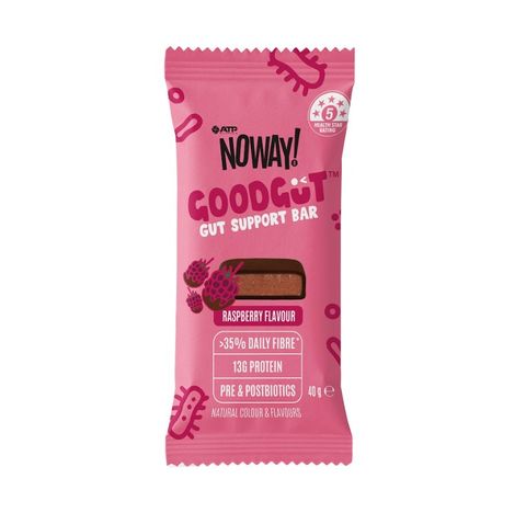 NOWAY GoodGut Raspberry Bar 40g - Box of 12