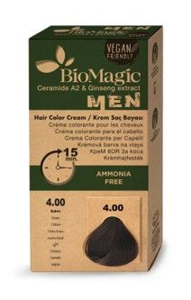 Bio Magic Mens Hair Colour Cream Brown 4/00