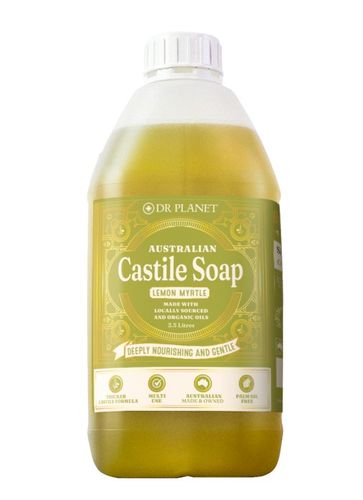 Dr Planet Castile Soap Lemon Myrtle 2.5L Refill jerry can