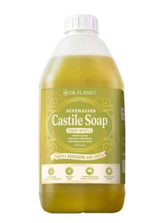 Dr Planet Castile Soap Lemon Myrtle 2.5L Refill jerry can