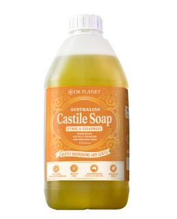 Dr Planet Castile Soap Citrus & Cedarwood 2.5L Refill jerry can