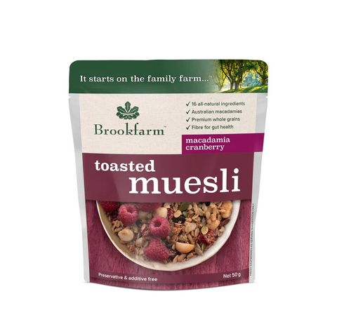 Brookfarm Toasted Muesli Macadamia Cranberry