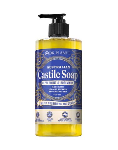 Dr Planet Organic Castile Soap Peppermint & Rosemary