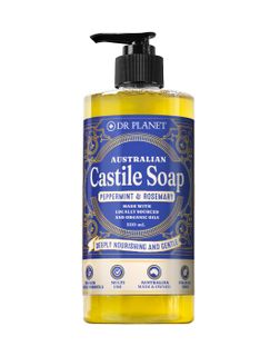 Dr Planet Organic Castile Soap Peppermint & Rosemary 500mL Pump Bottle