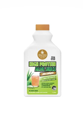 Aloe Vera of Australia High Protein Aloe Juice Plus Collagen 1L