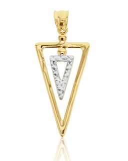## 9YW DOUBLE TRIANGLE PENDANT
