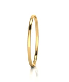 SOLID THICK OVAL 4MM BANGLE
