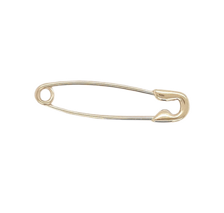 ##9Y PLAIN GOLD SAFETY PIN