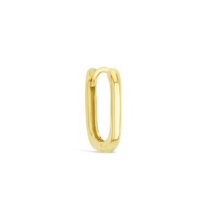 9Y PAPERCLIP 8MM SQUARE HUGGIE