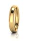 Thick oval solid bangle