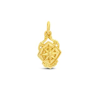 9Y COMPASS FANCY DISC PENDANT