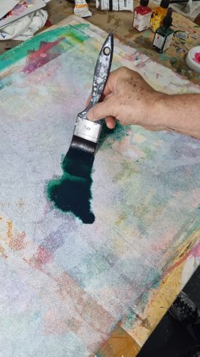 Black, White, and Green