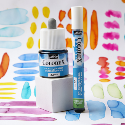 NEW Pebeo Colorex Watercolour Ink & Markers