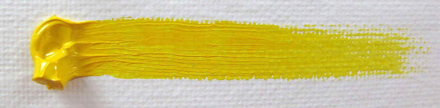 Bright yellow paint strip