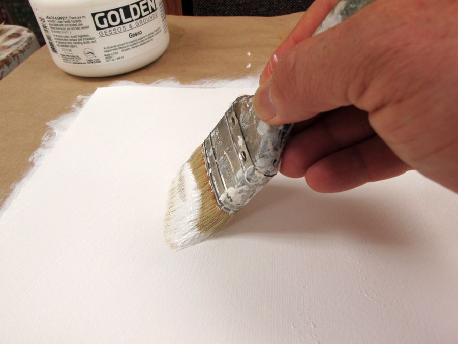 How To Apply Gesso on MDF Board for Acrylic Painting 