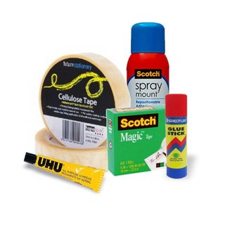 TAPES, GLUES & ADHESIVES