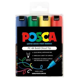 Uni Posca Paint Marker Kits Cases Sets Packs All Options Pastel & Mega Packs