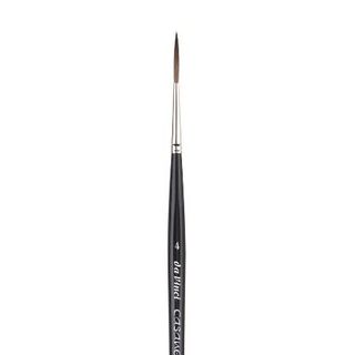 VINCI BRUSHES MARTORA KOLINSKY 1500J ROUND SHORT HANDLE WATERCOLOR BRUSH