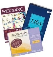 FABRIANO PAINTING & MIXED MEDIA PADS & PACKS
