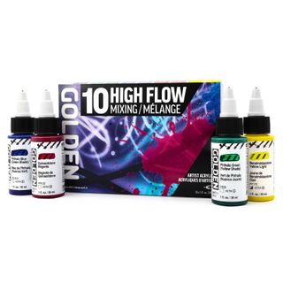 GOLDEN HIGH FLOW ACRYLIC SETS