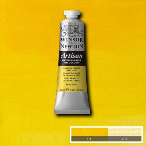 W&N ARTISAN 37ML S1 CADMIUM YELLOW PALE HUE